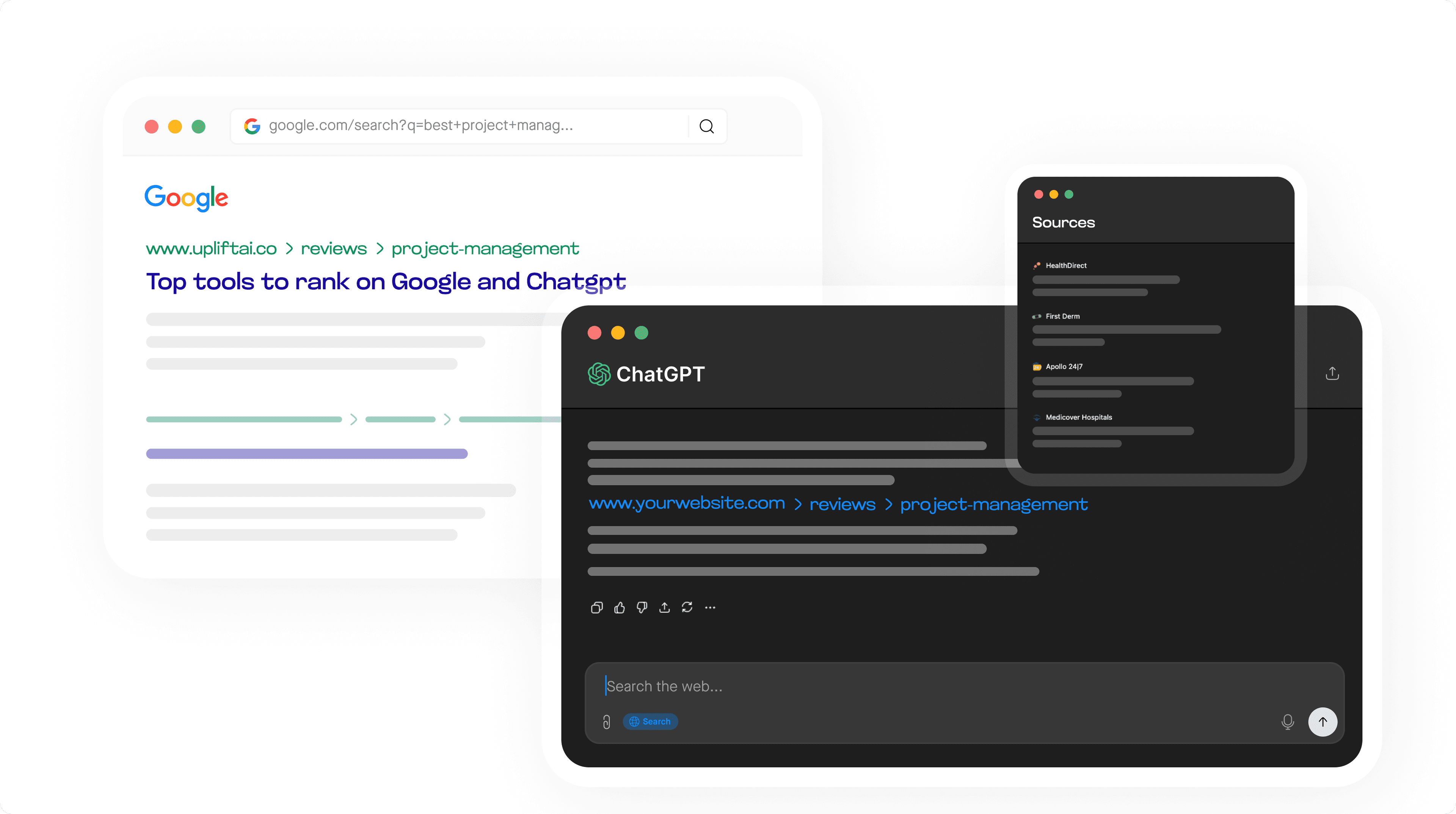 AI Search Visibility Hero